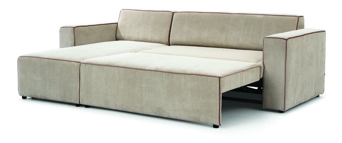 Sarokkanapé Castello (bézs + barna) (B)