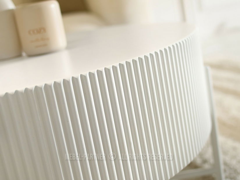 Măsuță de cafea Nombre (alb)