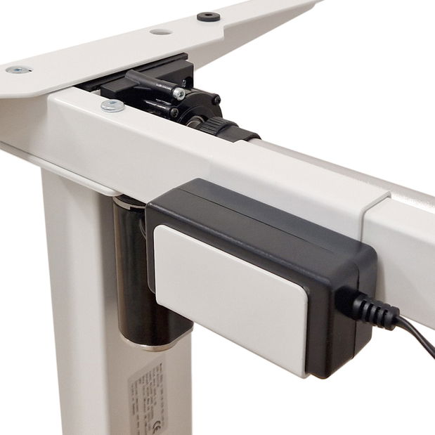 Masă PC electrică Motiva 120 (alb)