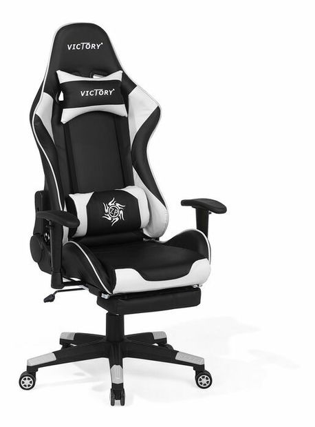 Scaun de birou Vittore (negru + alb)