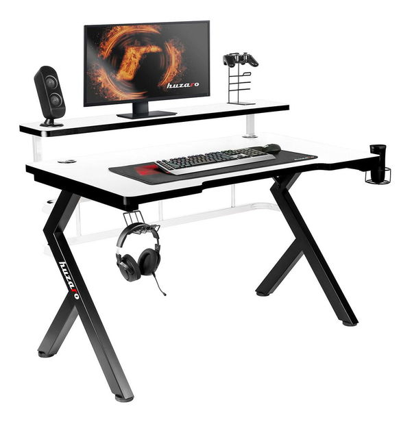 PC asztal Hyperion 5.0 (fekete + fehér)