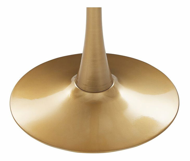 Masă de sufragerie rotundă Berylle (alb) (pentru 4 persoane)