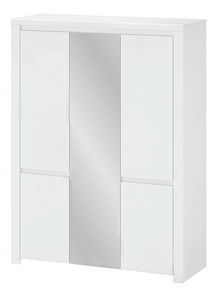 Ruhásszekrény Lafer 5D (fehér) (tükörrel)