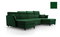 Rohová sedačka Moria U (zelená) (P)