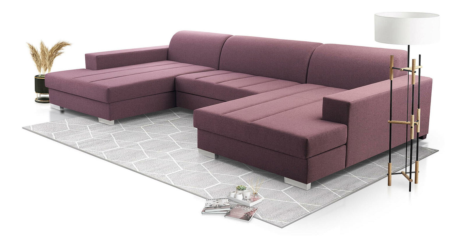 Colțar în formă de U Matar U (Roz)