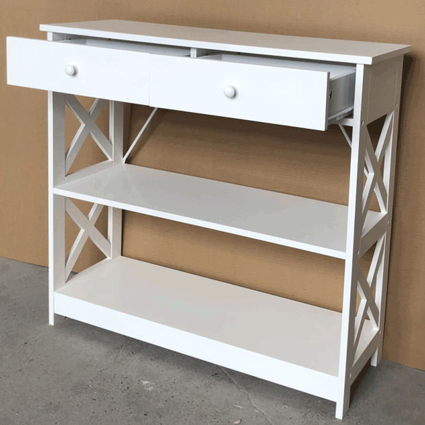 Măsuță consolă Meyer (alb)