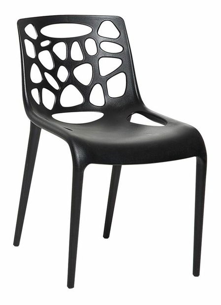 Jedálenská stolička Margam (čierna)