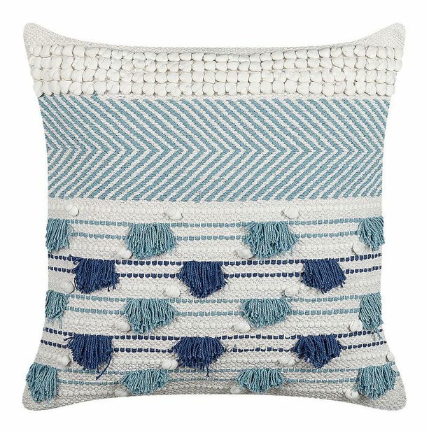 Pernă decorativă 45 x 45 cm Datar (albastru)