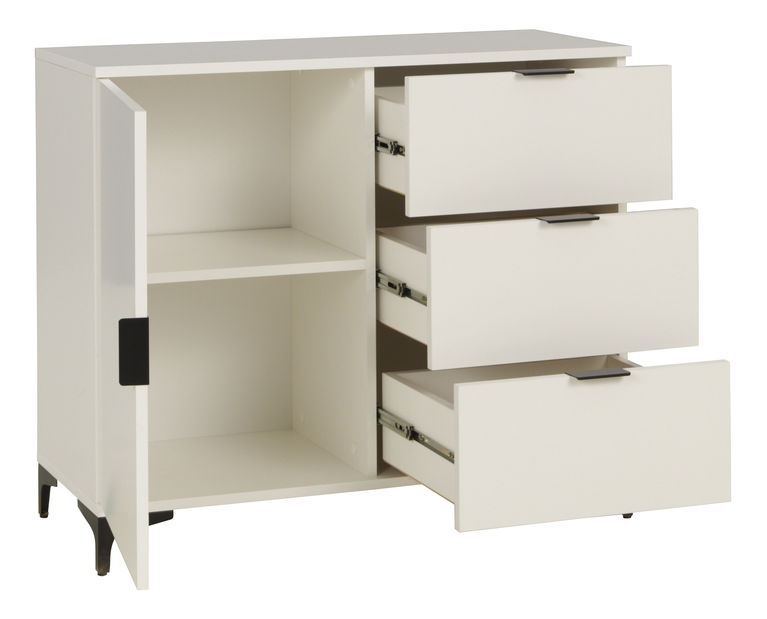 Komoda Lea 3 (biela)