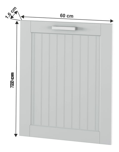 Uși pentru mașina de spălat vase Janne Typ 59 (gri deschis)