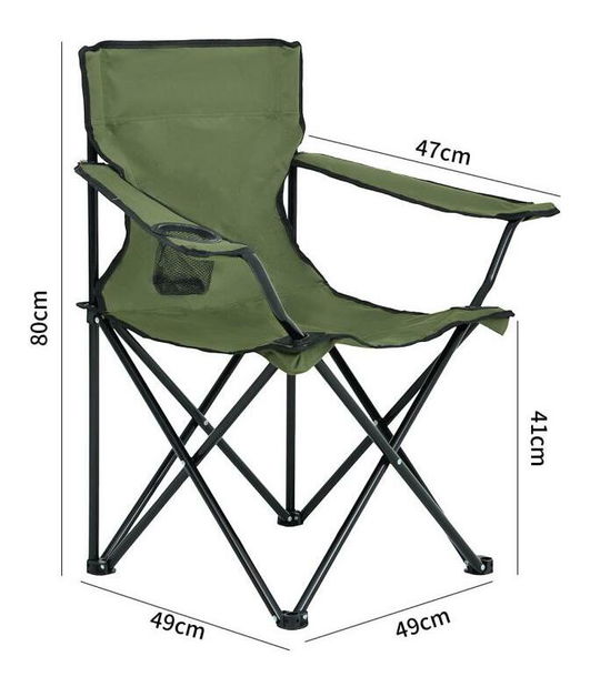 Scaun pentru camping Antler (Verde)