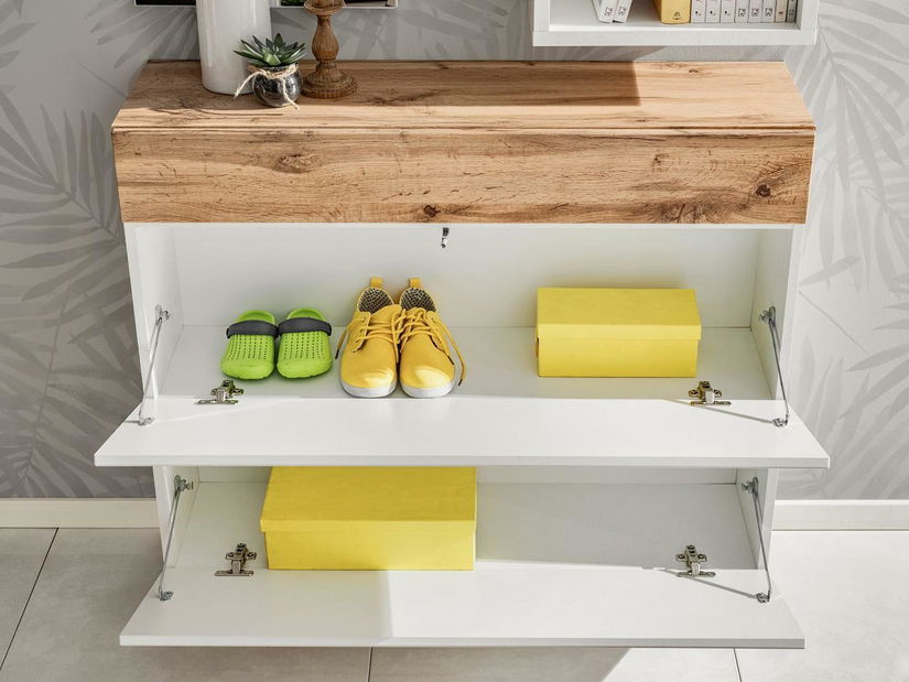 Predsoblje Enderly EY5 (hrast wotan + crna)