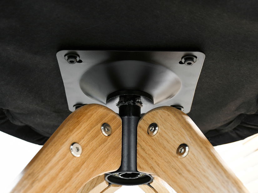 Jedálenská stolička Destete (čierna + dub)