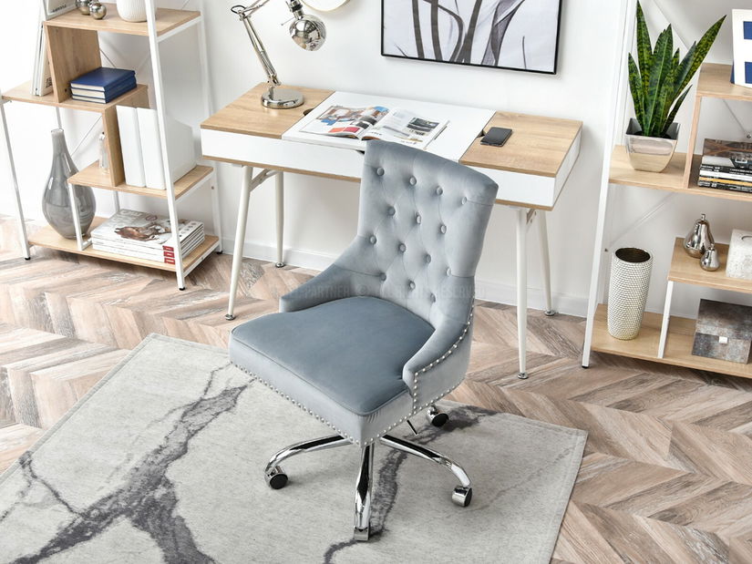 Scaun Sonia (gri + crom)