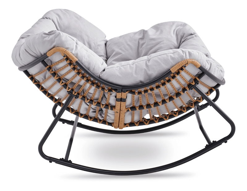 Hojdacie kreslo Eltony (sivá) 