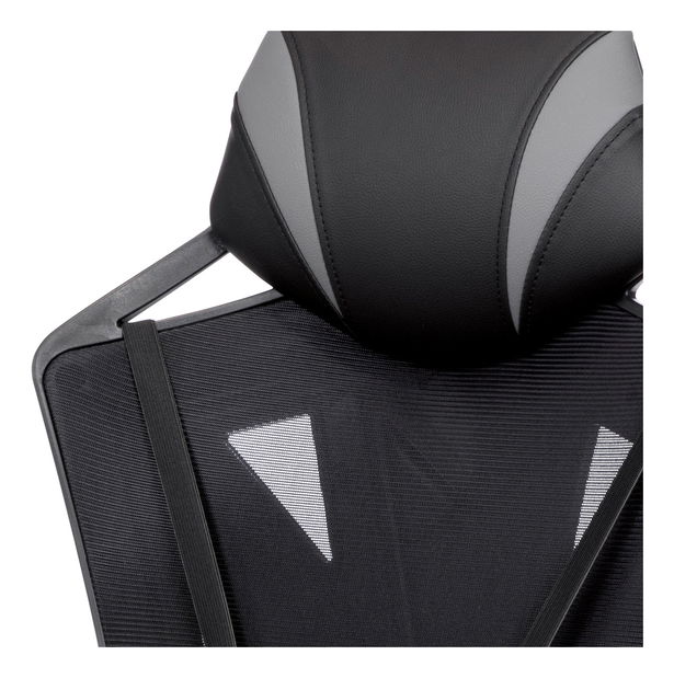 Fotoliu de birou/gaming Yarbun-Y322-GREY (Negru + Gri)