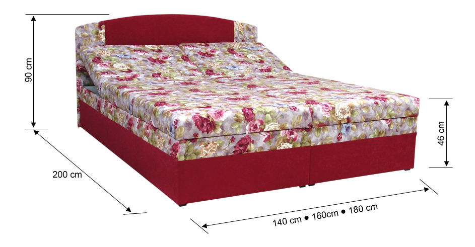 Pat matrimonial 140 cm Iden Micro 04