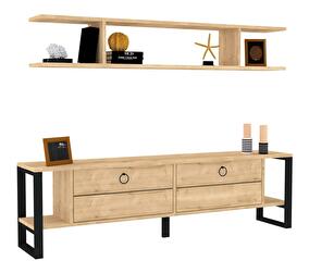 Mobilier living Menile 3 (stejar zafir) 