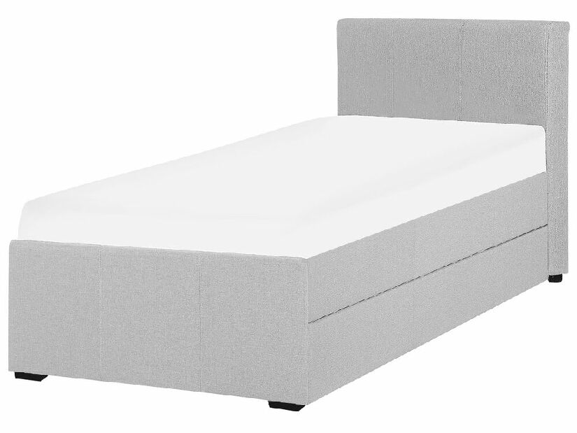 Egyszemélyes ágy 90 cm MERMAID (poliészter) (szürke)