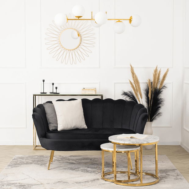 Pohovka Zendy (čierna) 