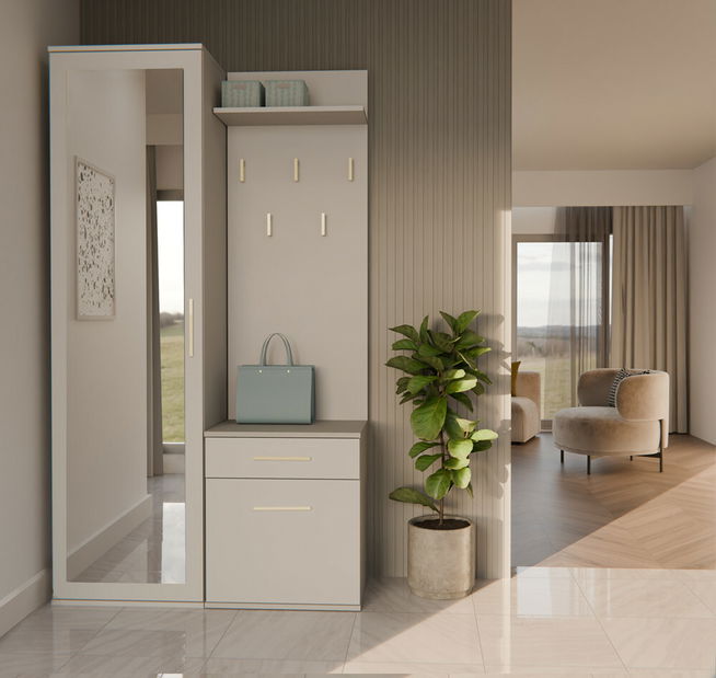 Set mobilier hol Dialogos 1 (cashmir) (cu oglindă)