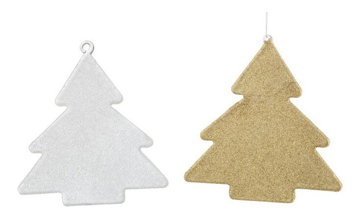 Dekoratívny predmet Jolipa Prívesok (13x1x13cm) (Biela) (2ks)