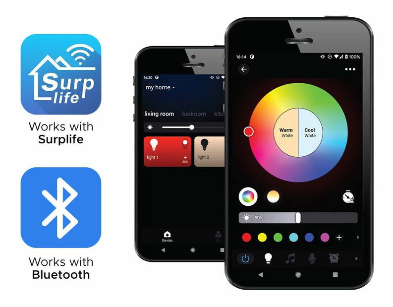 Svetelná reťaz 2 m Sadachbia (viacfarebná) 