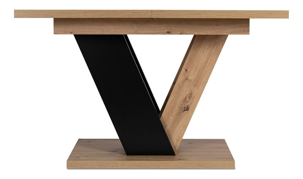 Blagovaonski set Chiapas (hrast artisan + crna) (za 4 osobe)