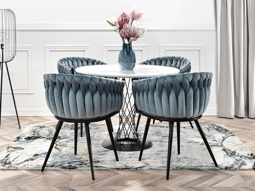 Blagovaonska stolica Radio (siva + crna)