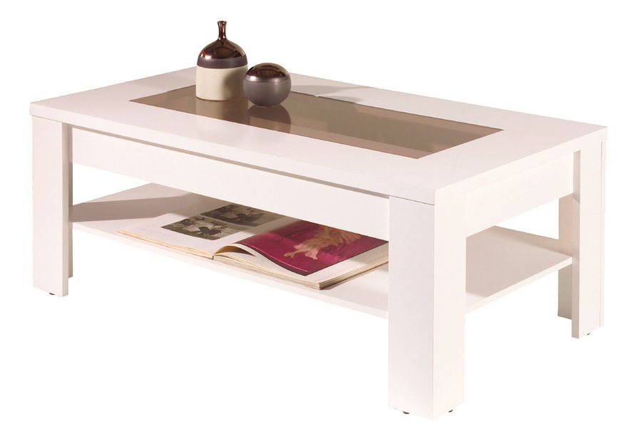Konferenčný stolík Clara II biely
