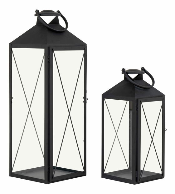 Set de 2 felinare Cudeliaora (negru)