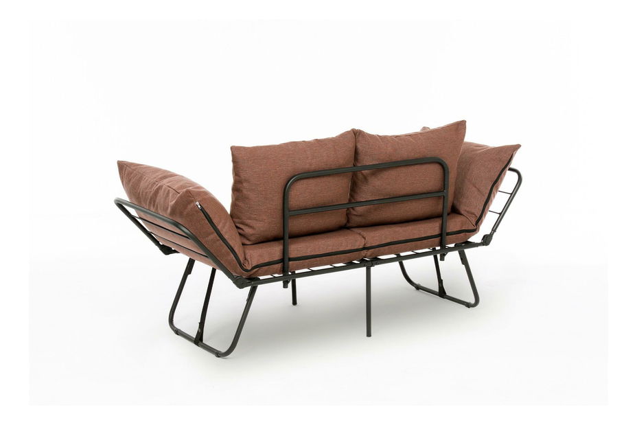 Canapea două locuri Verve 2 (maro deschis)