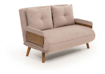 Pohovka dvojsedačka Como P (hnedá)