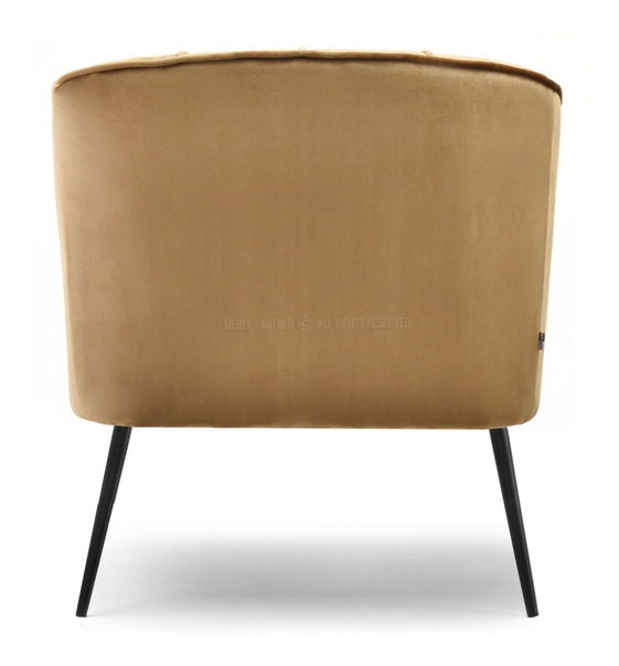 Fotel Etimee F (arany + fekete)