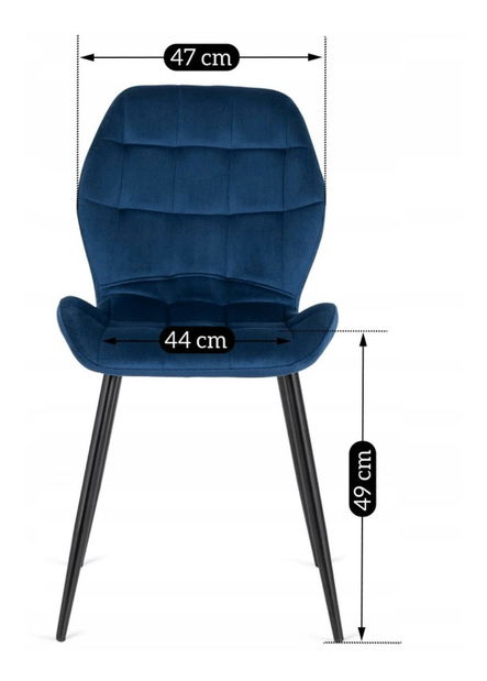 Étkezőszék Ligado (tengerészkék) 