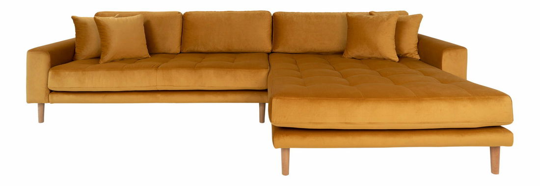 Rohová sedacia súprava (P) Lvaveriaora (horčicová)