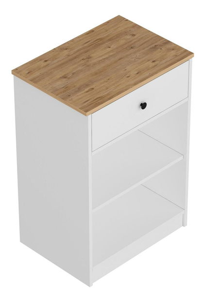 Komoda Lassie (biela + borovica atlantická) 