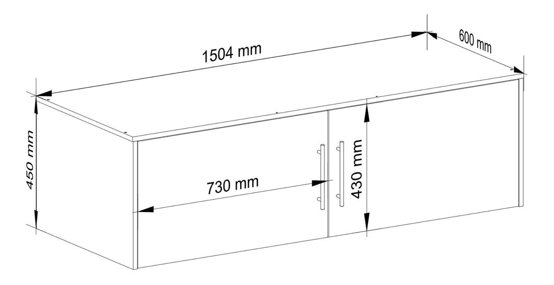 Nadogradnja za ormar Decisivas (bijela + grafit)