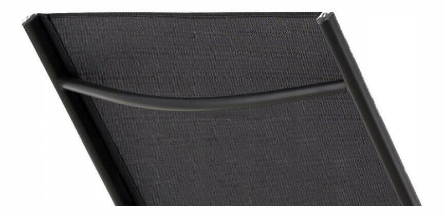 Șezlong de grădină Lina (gri închis)