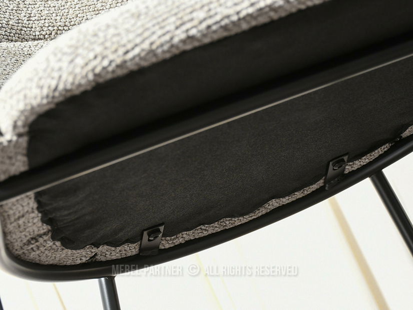 Blagovaonska stolica Bastante (bež + crna)