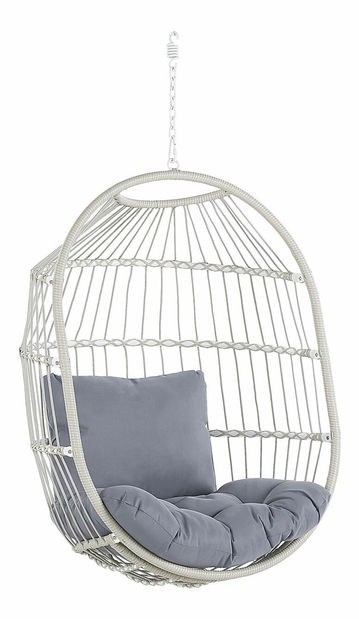 Fotoliu suspendat Aslaug (alb)