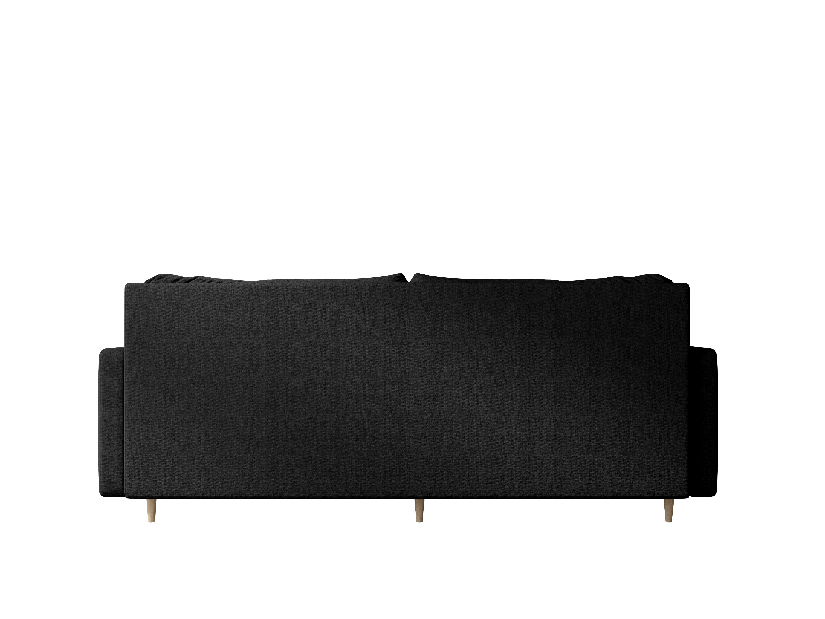 Kétszemélyes kanapé Aura (fekete)