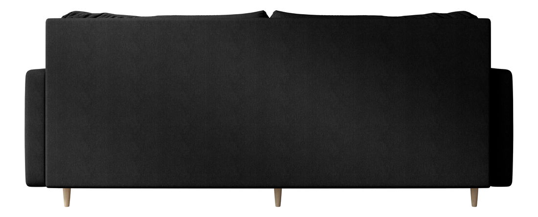 Pohovka dvojsedačka Aura (čierna)