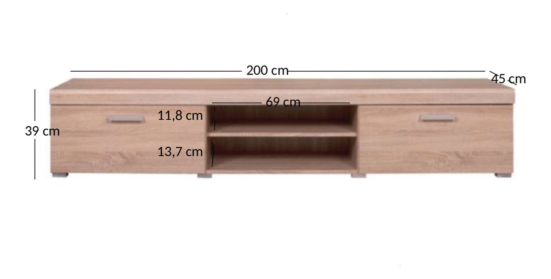 Masă TV Dalila (Stejar sonoma)