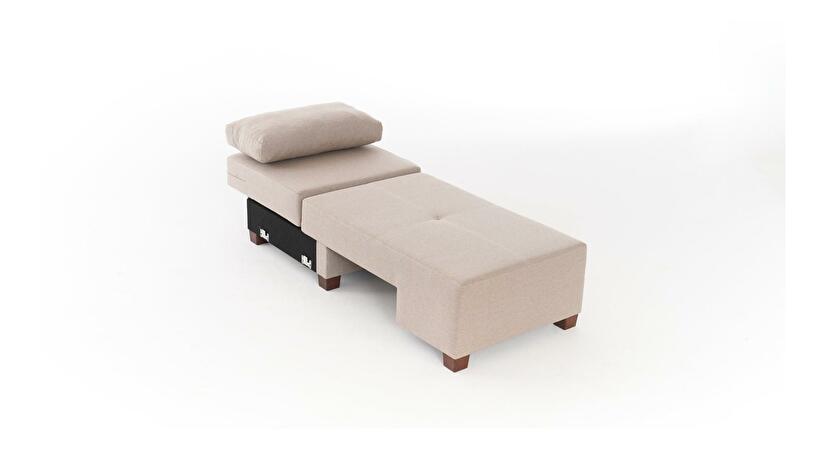 Sofa na razvlačenje Perenilla L (krem + orah)