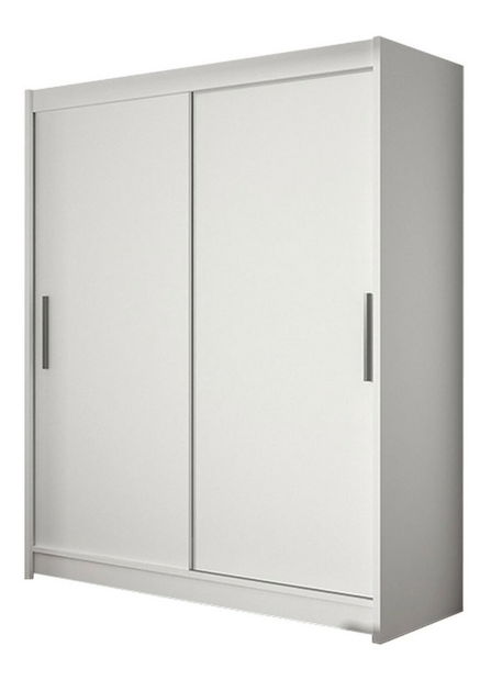 Dulap cu uși glisante Primrose I (alb) (fără iluminare)