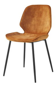 Scaun sufragerie Robby (galben + negru)