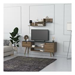 Mobilier living Kabuki (antracit + Nuc) 