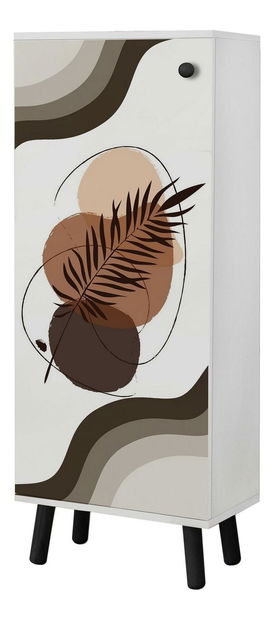 Cipőtároló (cipősszekrény) Beside 29 (fehér + fekete)