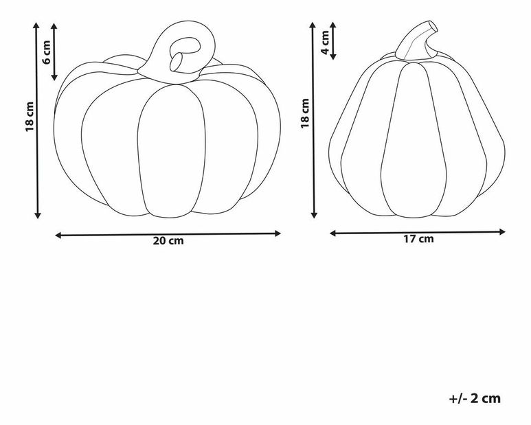 Decor dovleac Chaza (portocaliu)